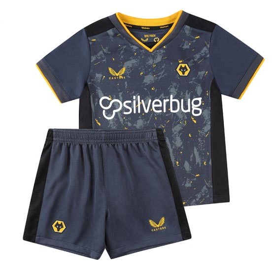 Camiseta Wolves Replica Segunda Ropa Niño 2021/22